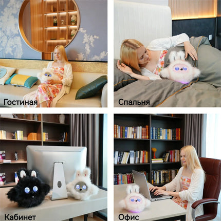 Kbao AI Cute Smart Desktop Toy, Companion Robot for Kids and Adults, ChatGPT Voice Interactive Electronic Pet Toy.