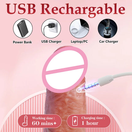 Penis Enlargement Sleeve Vibrator for Men Hollow Dildo Silicone Ejaculation Delay Realistic Penis Extender Adult Couples Sex Toy