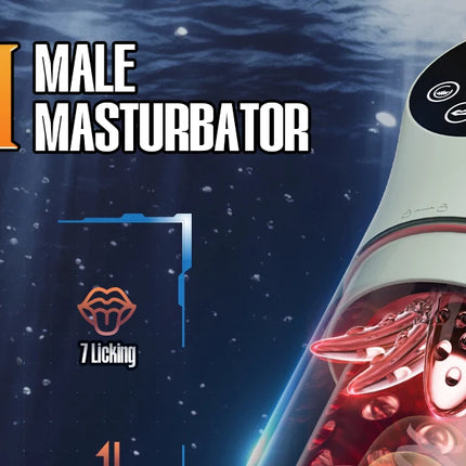 Automatic Male Masturbator Penis Pump Adult Sex Toy for Men Pocket Pussy with 7 Sucking and Thrusting Rotating Licking Stroker