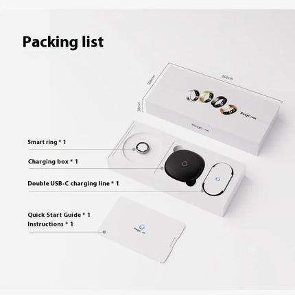 RingConn Gen 2 Smart Ring, the world's first ultra-thin smart ring with sleep apnea monitoring