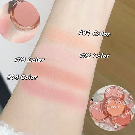 SUSU SKY Rabbit Monochrome Blush Matte Matte Long-lasting Color Not Easy to Fly Whitening Rouge
