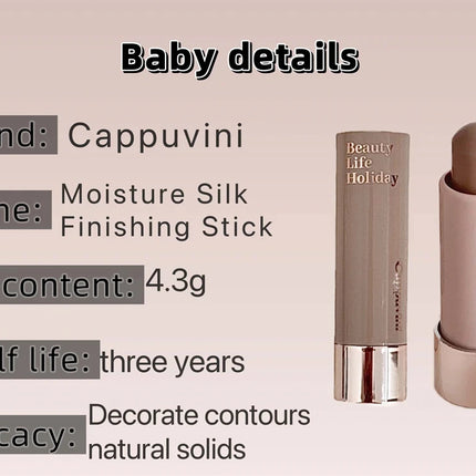 Moisturizing Matte Concealer Contour Stick Smooth Lasting 3D Nose Shadow Waterproof Face Highlight Brighten Contour Makeup