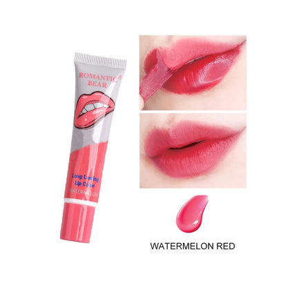 6 Color Lip Gloss Peel-Off Lipstick with Long-Lasting Color, Waterproof Lip Gloss
