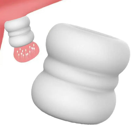 New 1Pc Male Ball Stretcher Penis Lock Cock Ring Erection Delay Lasting Time Ejaculation Penis Ring Enlargement Sex Toys For Man
