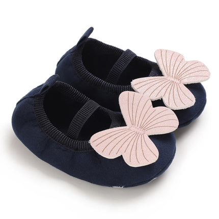 Fashionable and cute bow ballet flat shoes, suitable for babies and girls, lightweight and durable, suitable for spring and autu