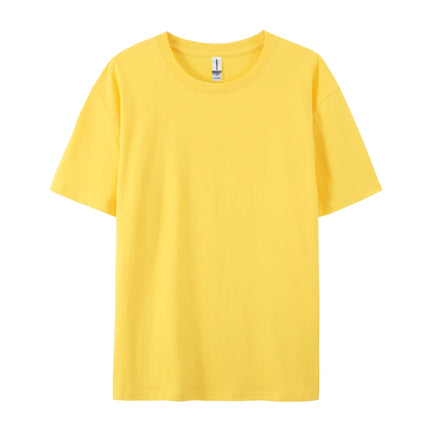 Customize 100% Cotton T-Shirt Quality Women & Men's Top Tee Design Brand Logo Print on Demand Crewneck Tee Workwear Team Clothes