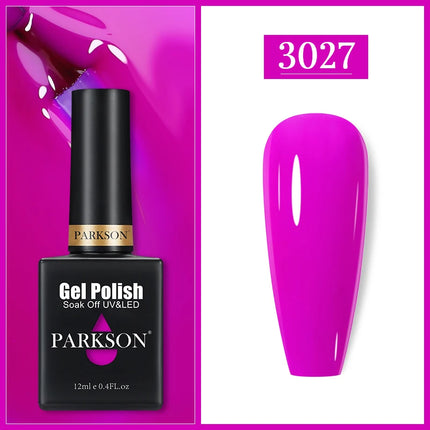 Parkson 12ML Nail Gel Polish HEMA TPO FREE Full Coverage 279 Color Gel Pigment Professional Nail Art Long Lasting Gel Varnish