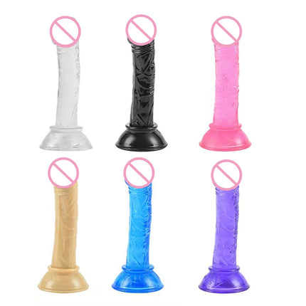 Realistic Silicone Penis Dildo Vibrator Powerful Suction Cup Penis Sex Toys Flexible Dildos Big Penis Female Masturbator Reusable
