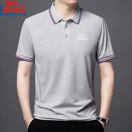 Embroidery New Summer Cotton Polo Shirt Men High Quality Men's Short Sleeve Top Business Casual Breathable Polo-shirt for Men