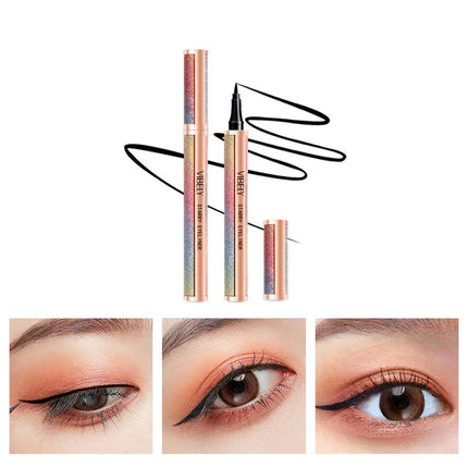 VIBELY Waterproof Liquid Eyeliner Pen - Smudge Proof, Glitter Sparkle (TikTok Viral), Long Lasting, Ultra Fine Tip - AliExpress
