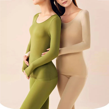 NEW Women's Thermal Underwear Set Woman 2 Pieces Seamless blouse Long Johns Highly Elastic Autumn Winter Thermal Set For Women