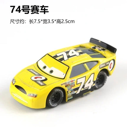 All Style Pixar Cars Metal Diecast Cars Model Lightning McQueen Alloy Car Number 4.19.28.36.51 101 Racing Series Toy