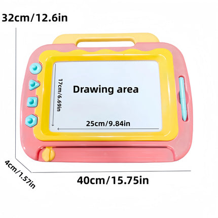 Add size magnetic children's drawing board, erasable writing board, graffiti board, toy baby drawing dinosaur drawing board
