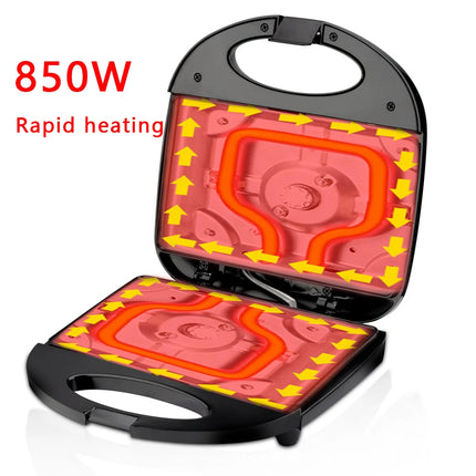 Double Sided Heating Electric Waffle Maker 12 Hole Nut Design for Cakes Baking Business Multifunctional Kitchen Appliance