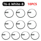 T6-6  White-B  10PCS