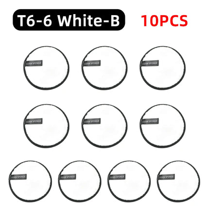 OGEYERO Reusable Makeup Remover Pads Cotton Wipes Microfiber Make Up Removal Sponge Cotton Cleaning Pads Tool