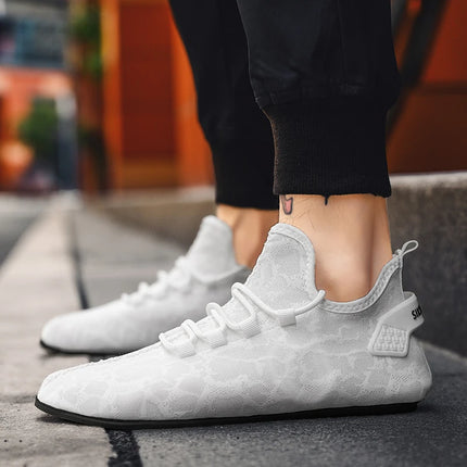 YRZL Fashion Summer Shoes Soft Comfortable Breathable Shoe for Man Shoes Men Trend Lightweight Outdoor Casual Walking Shoes
