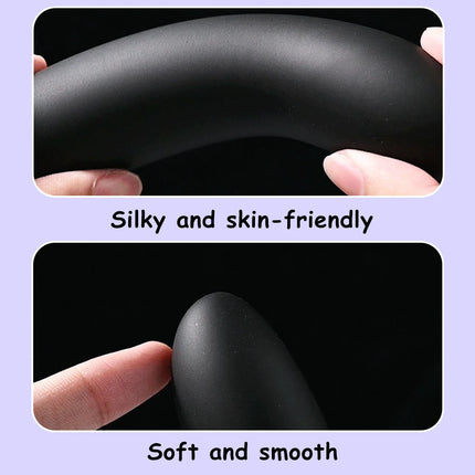 Flexible Liquid Silicone Dildo For Beginner Anal Plug Prostate Massager G Spot Personal Massage Tool Suction Cup Female Sex Toy