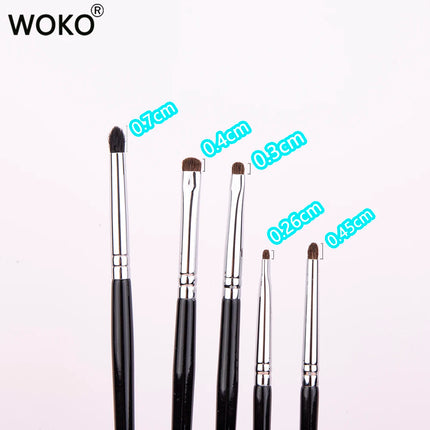 Small Smoky Liner Makeup Brushes Eyeliner Smudge Brush Precision Smudge Makeup Brush Horse Hair Eyeshadow Smudge Brush