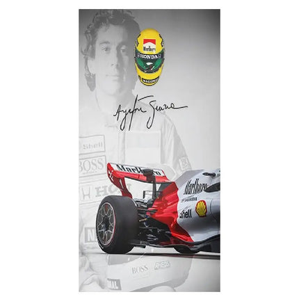 Ayrton Senna Grand Prix Racing Driver Canvas Portrait  Iconic Wall Art for Home  Office Decor Race Car Poster Print Legendary Mo