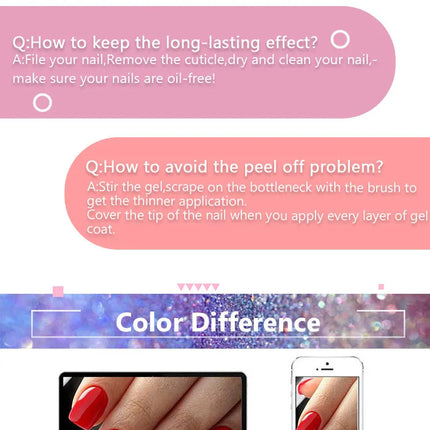 LILY’CUTE 7ml Ultra Shine Cat Eye Nail Polish Rainbow Laser Dual Beam Crystal Nail Gel Varnishes Soak Off Semi Permanent UV Gel
