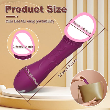 G Spot Dildo Vibrator Massage 7 Vibration Patterns Sex Toy Women  Vibrating for Vagina Stimulation Silicone Rechargeable 18+