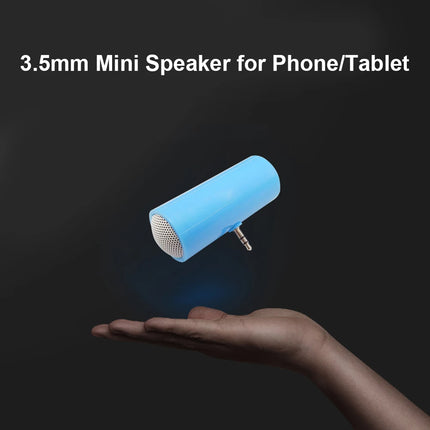 Mobile Phone Speaker with 3.5mm TRS Plug Plug and Play Line-in Speaker Tablet Music Loudspeaker for Smartphone Tablet Computer