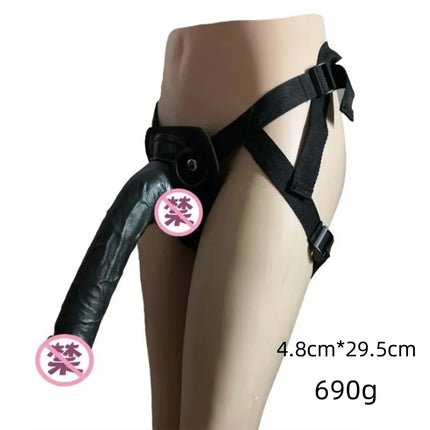Wearable Strapon Penis Realistic Anal Dildo Vaginal G Spot Stimulator Big Dick Strap on Buttplug Adult Sex Toy for Women Lesbian