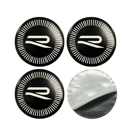 4pcs 56/60/65mm Car Wheel Center Stickers for Volkswagen VW Rline Polo Golf Passat B5 B6 B7 MK6 Scirocco Santana Touran Magotan