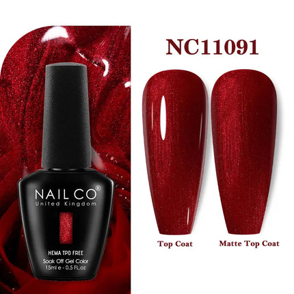 NAILCO 283Colors Gel Nail Polish Top Base Vernis Semi Permanent UV Gel Varnish Nails Art Varnish Hybrid Manicure