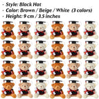 9cm Black Hat 3Color / China Mainland / 12PCS