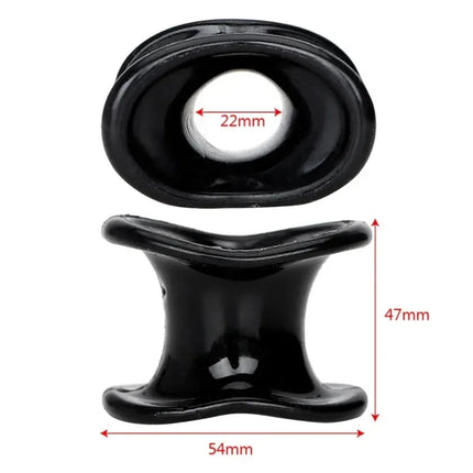 Cock Rings Silicone Ball Stretcher Delay Ejaculation TPE Penis Ring for Men Sex Toys Adjustable Semen Lock Ring SM Penis Sleeve