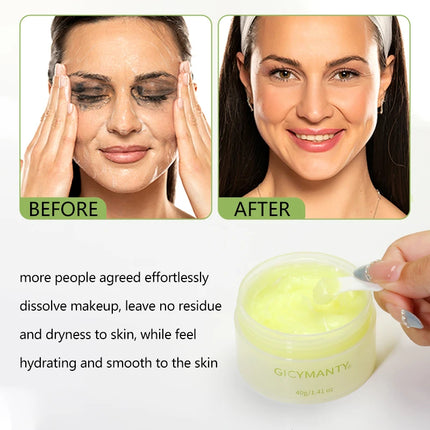 Avocado Makeup Remover Cream for Deep Cleansing, Gentle Moisturizing, Eye, Lip, and Face Makeup Removal