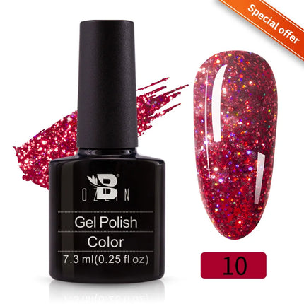 AWStorG 5ML Super Silver Metallic Gel Nail Polish Metal Effect Painting Gel Chromes Varnish Semi Permanent for Nail DIY