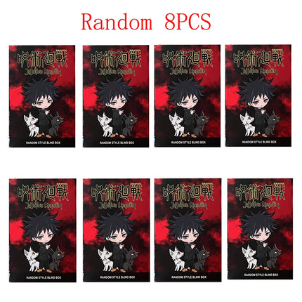 2026 new Anime Kaisen Figure Q Version Satoru Gojo Itadori Yuji Fushiguro Megumi Kugisaki Model Car Decora Blind Box Gift Toy