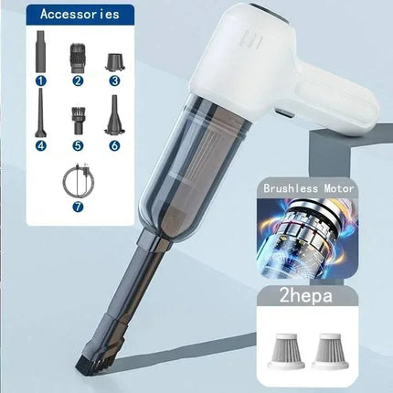 Car Vacuum Cleaner 4 In1 Wireless Vacuum Cleaner Handheld Vacuum Pump For Car Cleaner Cordless Powerful Nail Pump Car Accessory