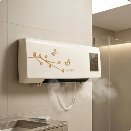 2-in-1 Heater and Cooler Wireless Controller Control Wall Mounted Heater Cooler Heating and Cooling Fan Digital Display