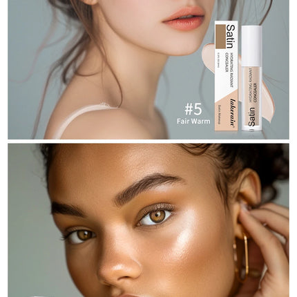 Lakerain Hydrating Radiant Concealer Liquid Foundation Texture High Coverage Long-Lasting Oil Control Hydrating Skin Concealer