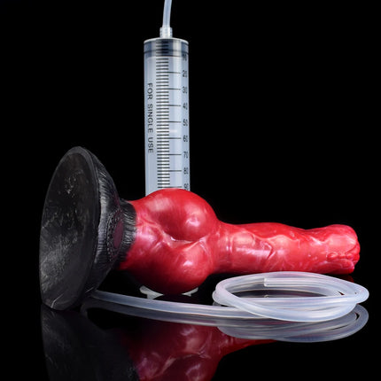 NNSX Ejaculation Dildo with Strong Suction Cup Wolf/Dog Anal Plug Silicone Adult Sex Toy Anal Dilator G-spot Massage Masturbation