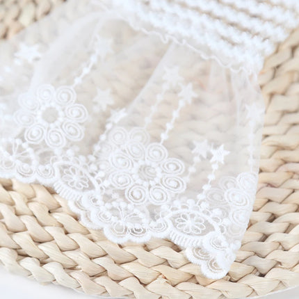 Detachable Cuffs Female Sweater Fake Sleeves Out Crochet Lace Floral Lace Horn Cuffs Embroidery Flounces Ruffles Sleeve Cover