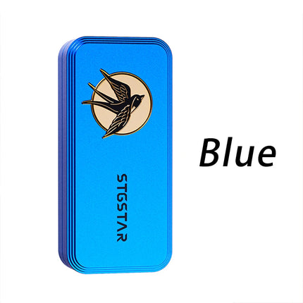 Metal Push Play Fidget Toy - Magnetic Spinner Stress Reliever, ADHD Focus Gadget for Kids/Adults EDC Gift