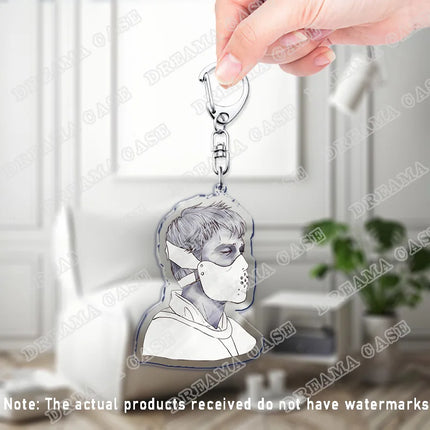 Cartoon Character Hannibal Keychain Accessories Bag Charms Game Keychains Keyrings Jewelry Dottore Fans Freinds Gift