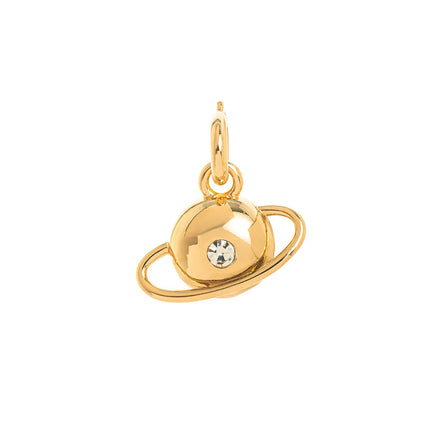 Minimalist Twelve Birthday Stone Light Luxury High Praise Palm Moon Tai Chi Planet Pendant Gold Plated Color Preserved