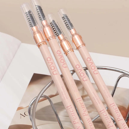 Natural Matte Eyebrow Pen Professional Wild Eye Brow Makeup Tools Waterproof Lasting Eyebrow Enhancers Double-Ended Cosmetics