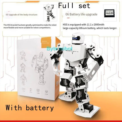 16 DOF Humanoid Robot Assembled RoboSoul H5S Programmable Robot Kit Education Walking Singing Dancing Robot Entertainment Robot