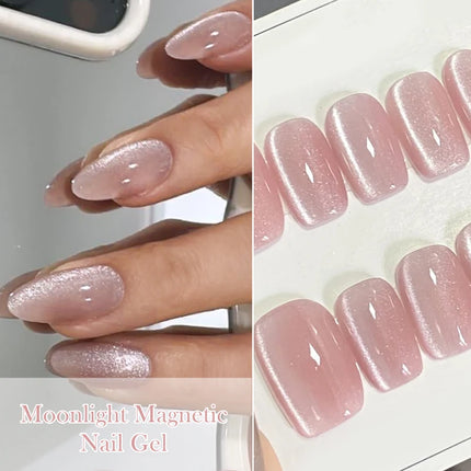 10ml Moonlight Cat Magnetic Gel Nail Polish Glitter Semi Permanant Soak Off UV LED Gel Varnish For Manicure DIY Nail Supplies