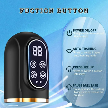 3IN1 Men Vibrator Penis Pump Penis Enlarger Extender Electric Vacuum Pump Penis Sleeve Male Masturbator Sex Toys for Men