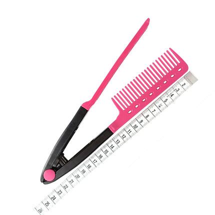 Hairdressing Straightening Comb Hair Straightener Brush Pro Salon Haircut DIY Barber Styling Tools Anti-static Comb