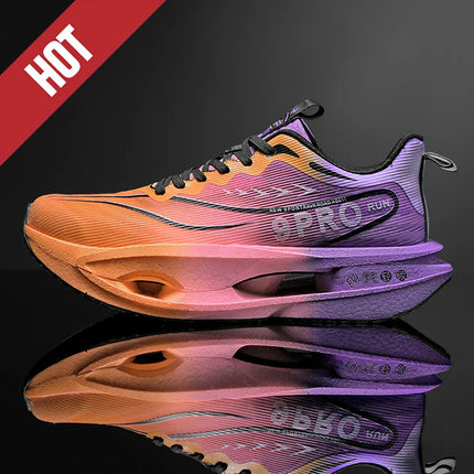 Running Shoes Carbon Board Speciality Marathon Men Sports Breathable Lightweight Women's Comfortable Athletic Nonskid Sneakers