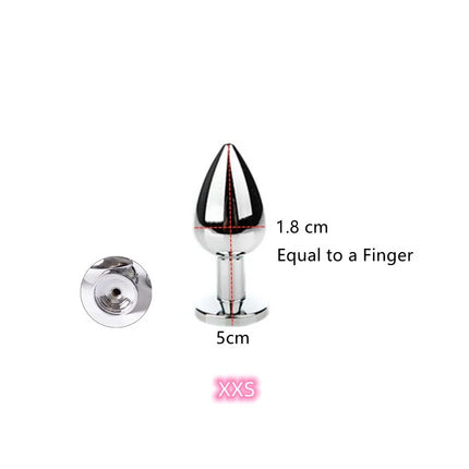 Anal Sex Toys of Long Pink Faux Fur Fox Tail with Stainless Steel Metal Butt Plug for Fetish Fantasy Flirting Adult Supplies